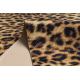 TAPIS DE COULOIR antidérapant DIGITAL - PANTHÈRE beige / marron 