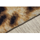 Csúszásgátló futó szőnyeg DIGITAL - PÁRDUC bézs / barna 