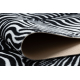 PASSATOIA gommata DIGITAL - Motivo zebrato bianca / nero