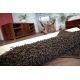 Shaggy szőnyegpadló szőnyeg MISTRAL 95 sötét barna