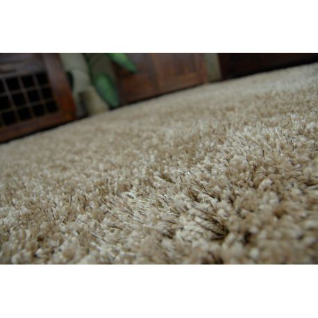Fitted carpet SHAGGY NARIN dark beige