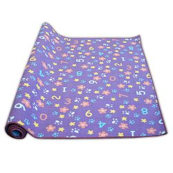 Moquette tappeto per bambini Numbers viola cifre, alfabeto, numeri