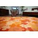 мокети килим пъзели оранжево 