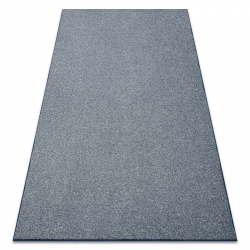 Fitted carpet EXCELLENCE blue 897 plain, flat, MELANGE