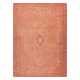 Wollen tapijt ANTIGUA 518 76 XX031 OSTA - Rozet, frame, vlakgeweven roze
