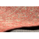 Ullteppe ANTIGUA 518 76 XX031 OSTA - Rosett, ramme, flatvevd rosa