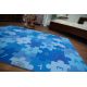 Carpet wall-to-wall PUZZLE blue