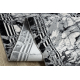Vloerbekleding modern TULS 51210 marmeren , anthracytkleuring 70 cm