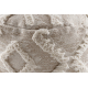 Πουφ ΚΥΛΙΝΔΡΟΣ 50 x 50 x 50 cm Μπόχο, ρόμβους 22312 υποπόδιο, για κάθισμα ανθρακίτης / κρέμα