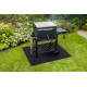 Protective grill mat GIN 2057 for the terrace, outdoor - anthracite