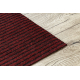Protective grill mat GIN 3086 for the terrace, outdoor - red