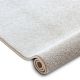 Fitted carpet SAN MIGUEL cream 031 plain, flat, one colour