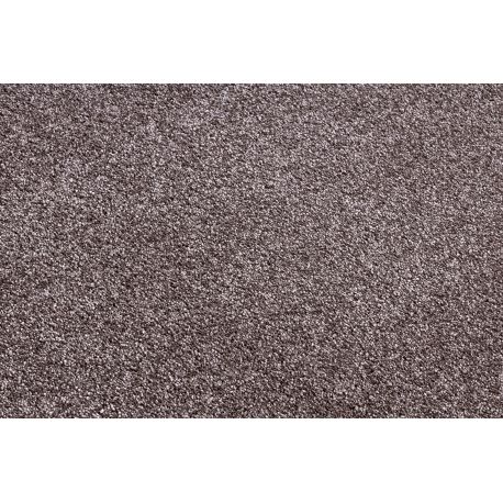 Fitted carpet SAN MIGUEL brown 41 plain, flat, one colour