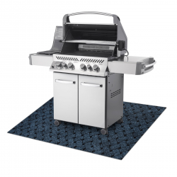 VECTRA 800 protective grill mat for terrace, outdoor - blue
