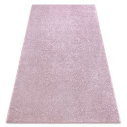 Carpet, round SAN MIGUEL blush pink 61 plain, flat, one colour