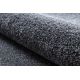 Fitted carpet SAN MIGUEL grey 97 plain, flat, one colour