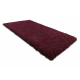 LUXUS shaggy carpet aubergine 08 , фіолетовий