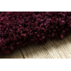 LUXUS shaggy tapijt aubergine 08, paars