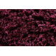 LUXUS shaggy carpet aubergine 08 , purple