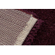 LUXUS huňatý koberec baklažán 08 , fialový