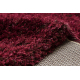 RHAPSODY 306 tapijt shaggy bordeaux / bruin