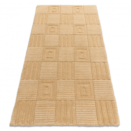 TEXTURE kilimas, struktūrinis, geometrinis Loom Boxes 07 smėlio spalvos