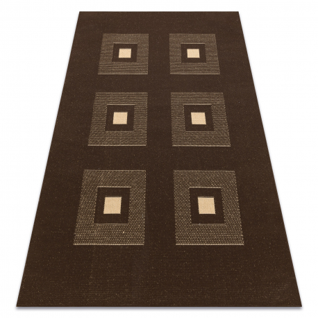 MARS koberec 1032 štvorcov čokoláda / krém