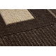 MARS teppe 1032 ruter sjokolade/krem