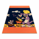 Dětský koberec TUREK 1780 Tom a Jerry tmavě modrá / oranžová