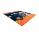Detský koberec TUREK 1780 Tom a Jerry námornícka modrá / oranžová