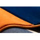 Παιδικό χαλί TUREK 1780 Tom and Jerry navy blue / πορτοκαλί