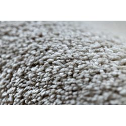 Fitted carpet SANTA FE cream 031 plain, flat, one colour