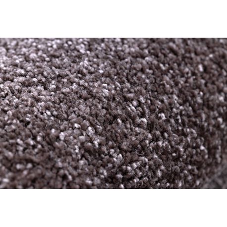 Τοποθετημένο χαλί SANTA FE καφέ 42 απλό, επίπεδη, ένα χρώμα