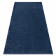 Moderne vaske tæppe LINDO mørkeblå, skridsikkert, pjusket