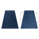 Moderne vaske teppe LINDO marinen blå, antiskli, raggete