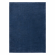 Modern washing carpet LINDO navy blue, anti-slip, shaggy