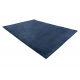 Moderne vaske tæppe LINDO mørkeblå, skridsikkert, pjusket