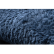 Moderní mycí koberec LINDO tmavě modrý, protiskluzový, huňatý