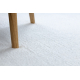 Модерен пране килим LINDO бяло, противоплъзгащ, рошав