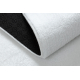 Moderne vaske teppe LINDO hvit, antiskli, raggete