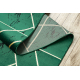 Behúň EMERALD exkluzívne 1012 glamour, štýlový mramor, geometrický fľaškovo zelené / zlato 100 cm