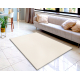 Moderný umývací koberec LINDO krémová, protišmykový, huňatý