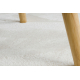 Moderní mycí koberec LINDO krémová, protiskluzový, huňatý