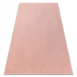 Modern tvätt matta LINDO rosa, halkskyddad, lurvig