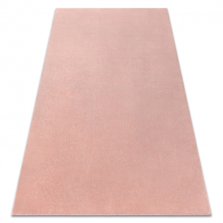 Moderne vaske tæppe LINDO lyserød, skridsikkert, pjusket