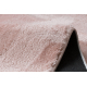 Covor de spalat modern LINDO roz, anti-alunecare, shaggy
