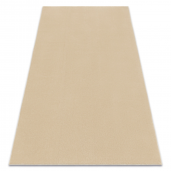 Moderne vaske tæppe LINDO beige, skridsikkert, pjusket