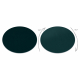 Covor de spalat modern LINDO cerc verde, anti-alunecare, shaggy