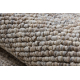 CASABLANCA WASHABLE 71511060 beige / grå matta - tvättbar, med melerad, ögla