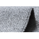 CASABLANCA WASHABLE 71511070 tæppe grå - vaskbart, melange, sløjfet